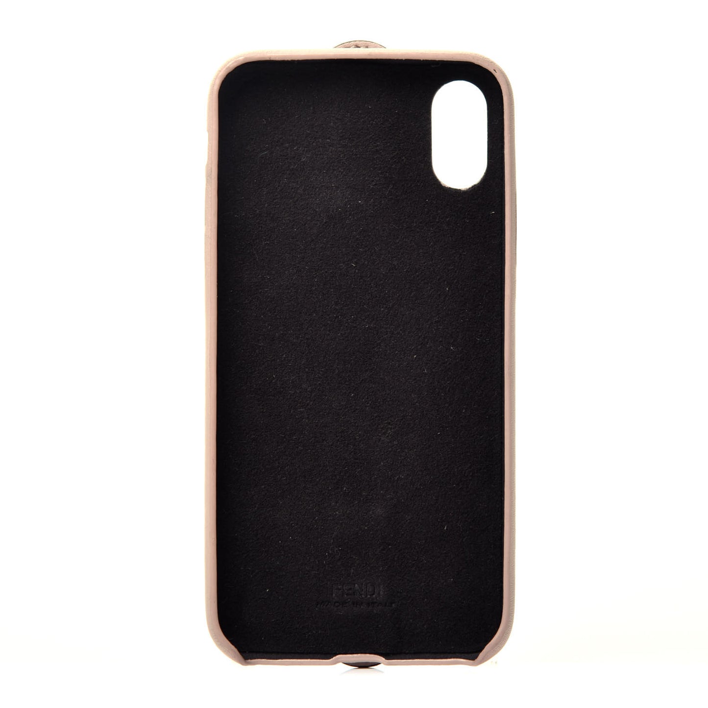 Calfskin Scalloped Studded Pearl iPhone X Case Soap