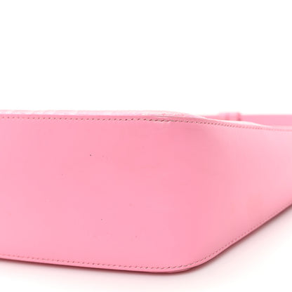 Givenchy Coated Canvas Logo 4G Embossed Small Moon Cut Out Shoulder Bag Pink 10 of 10