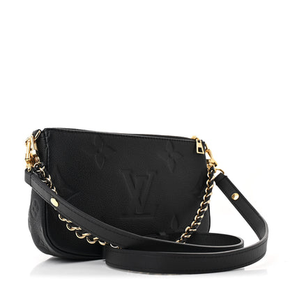 Louis Vuitton Empreinte Monogram Giant Multi Pochette Accessories Black 3 of 12