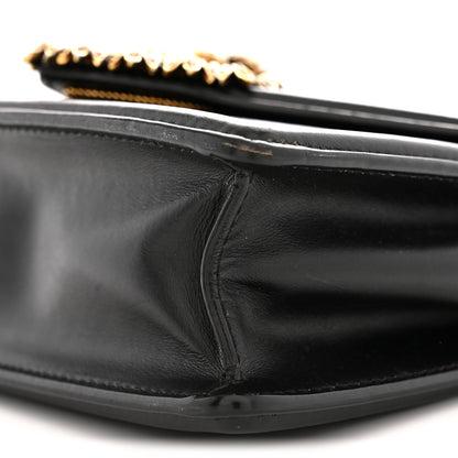 Dolce & Gabbana Smooth Calfskin Small Devotion Envelope Top Handle Bag Black 9 of 12