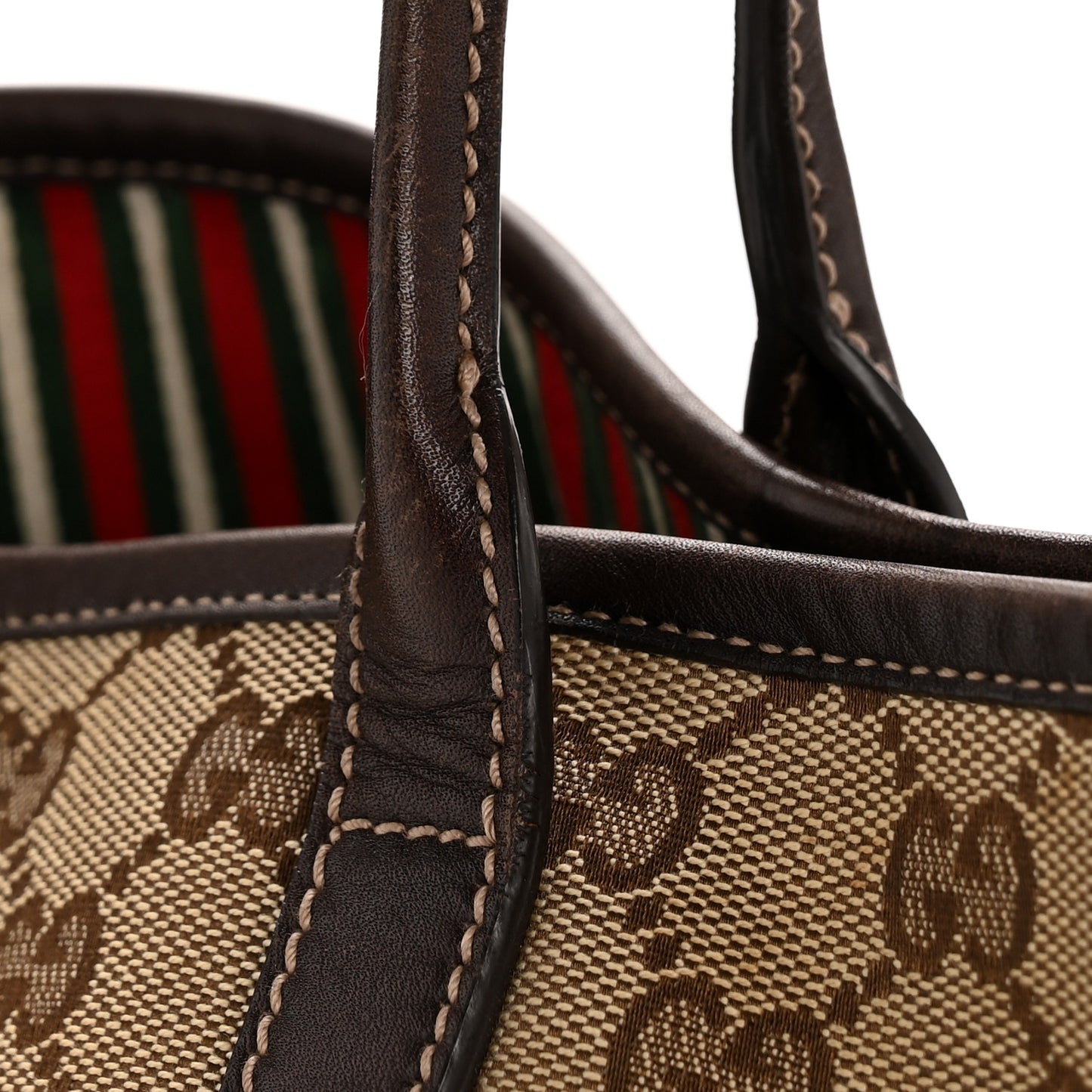 Monogram Medium New Britt Tote Brown