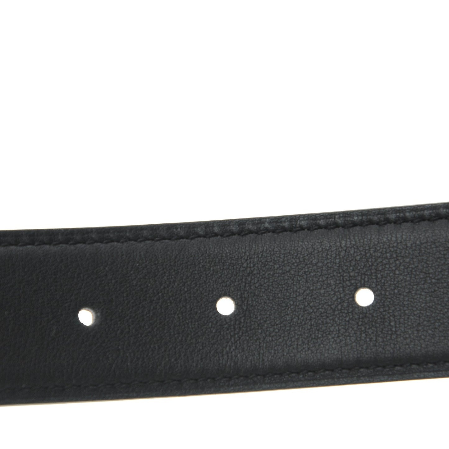 Swift Epsom 32mm H Belt 85 Black Etoupe