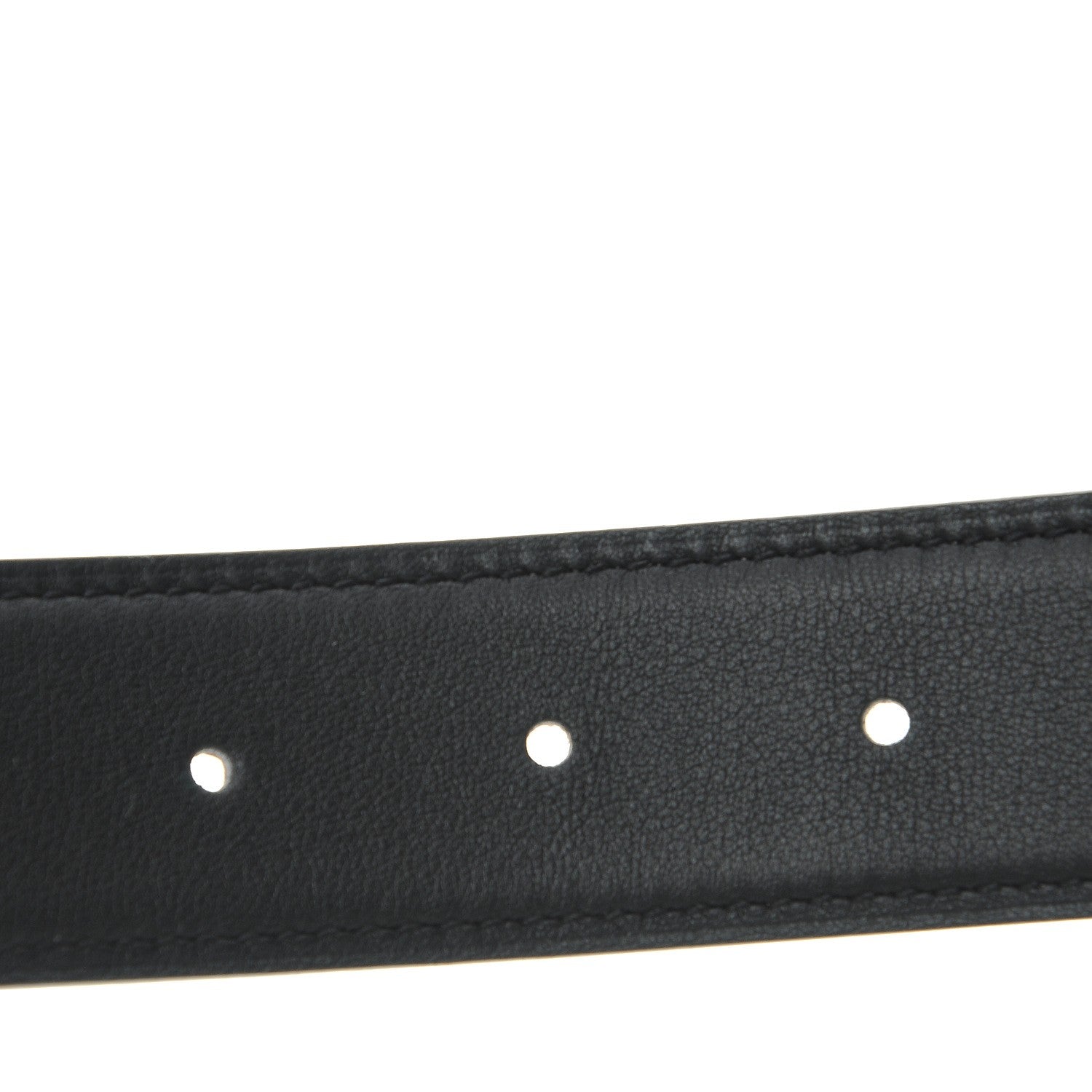 Hermes Swift Epsom 32mm H Belt 85 Black Etoupe 6 of 8
