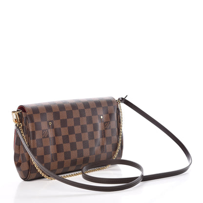 Louis Vuitton Damier Ebene Favorite MM 3 of 9