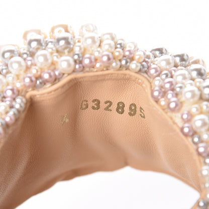 Chanel Fantasy Calfskin Pearl Cord CC Mules 36.5 Ivory 8 of 9