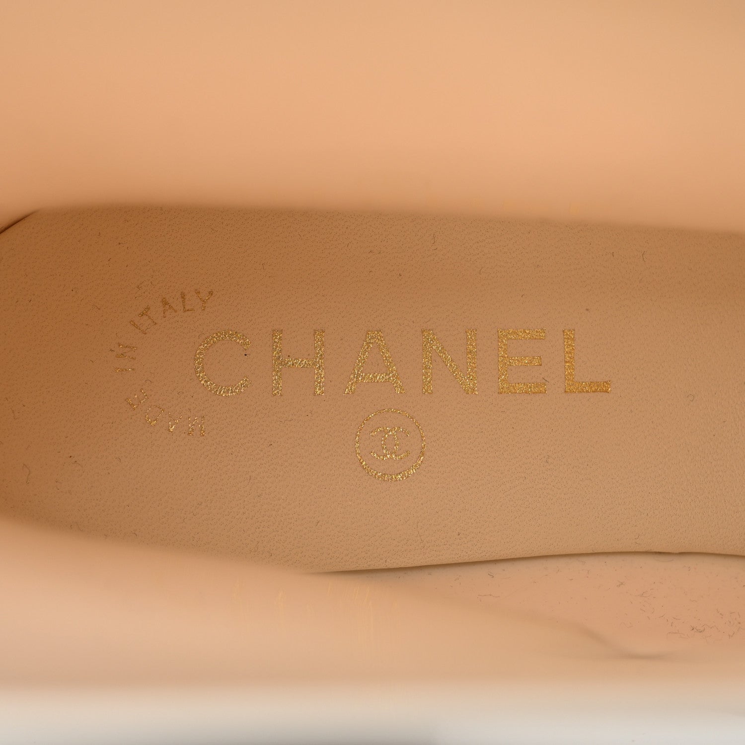 Chanel Rubber Rain Boots 40 Ivory Black 8 of 10