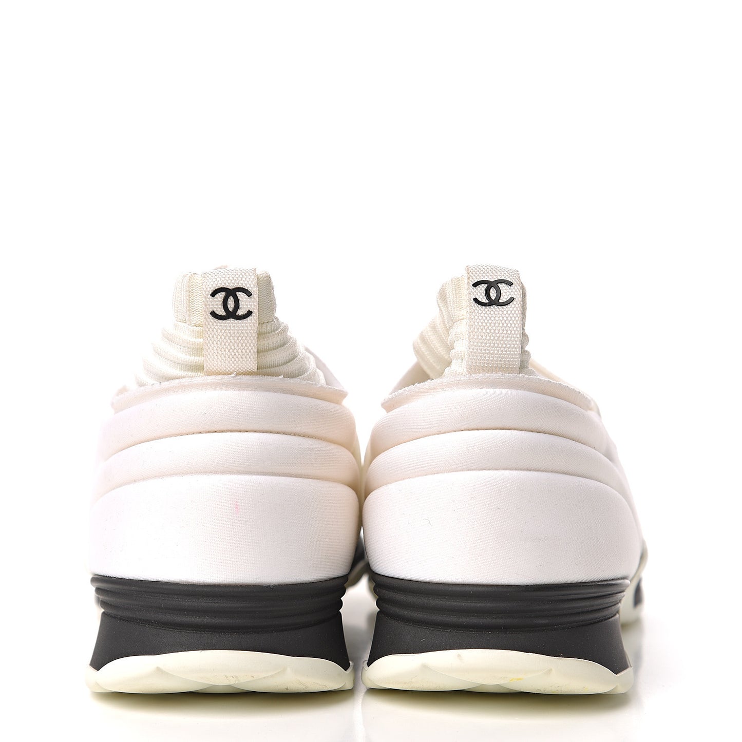 Stretch Fabric CC Sneakers 39 White