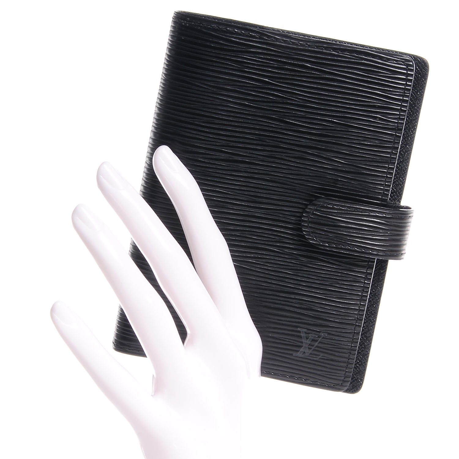 Louis Vuitton Epi Small Ring Agenda Black 2 of 7