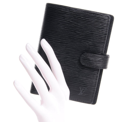 Louis Vuitton Epi Small Ring Agenda Black 2 of 7