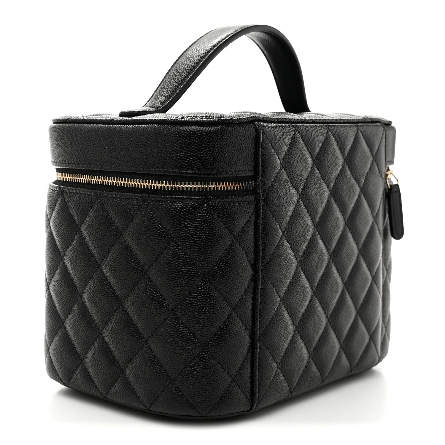 Chanel Caviar Quilted Vanity Pouch Black 3 of 7