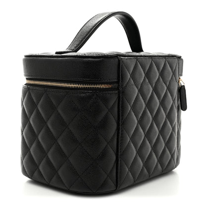 Chanel Caviar Quilted Vanity Pouch Black 3 of 7