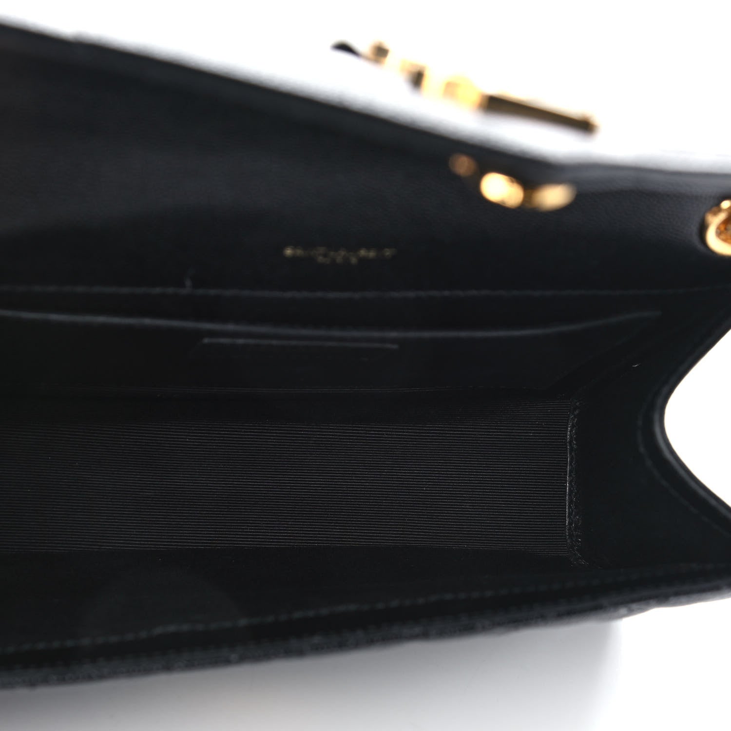 Saint Laurent Grain De Poudre Textured Mixed Matelasse Triquilt Medium Monogram Satchel Black 5 of 13