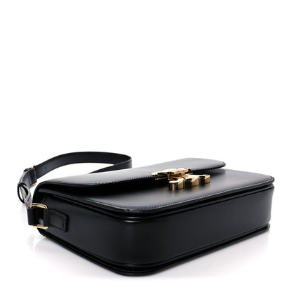 Celine Shiny Calfskin Medium Triomphe Black 4 of 11
