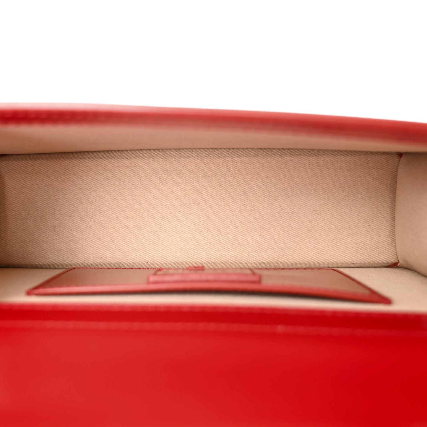 Glazed Calfskin Le Grand Bambino Red