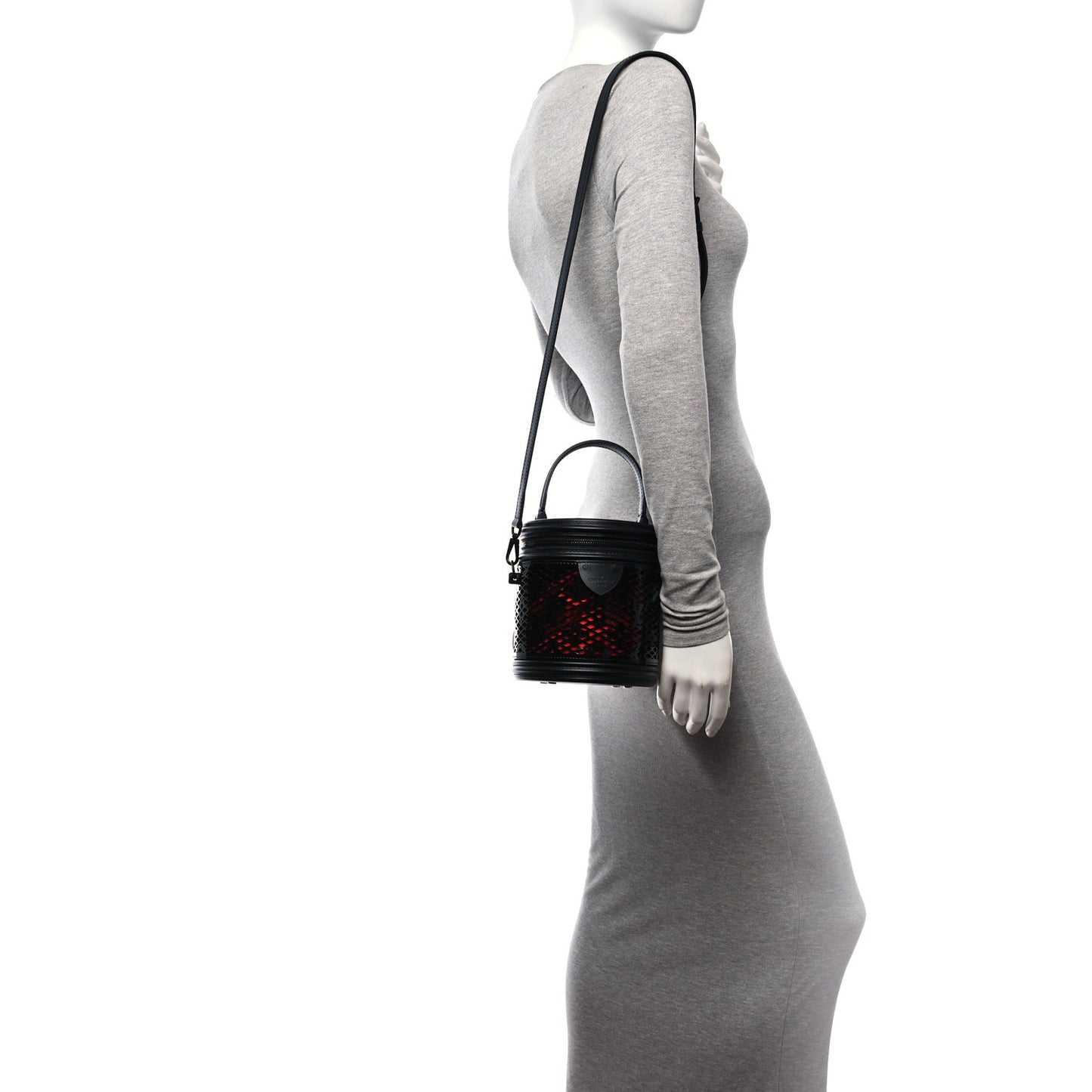 Patent Calfskin Monogram Cannes Black