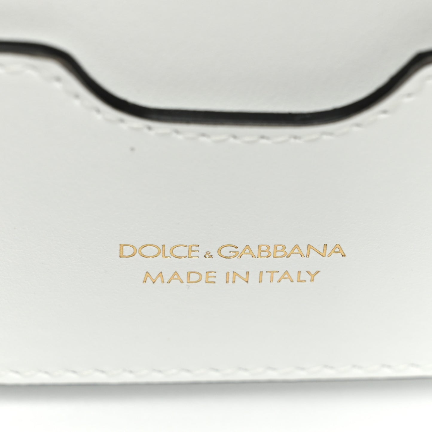 Calfskin Hot Stuff DG Logo 3.5 Crossbody Bag White