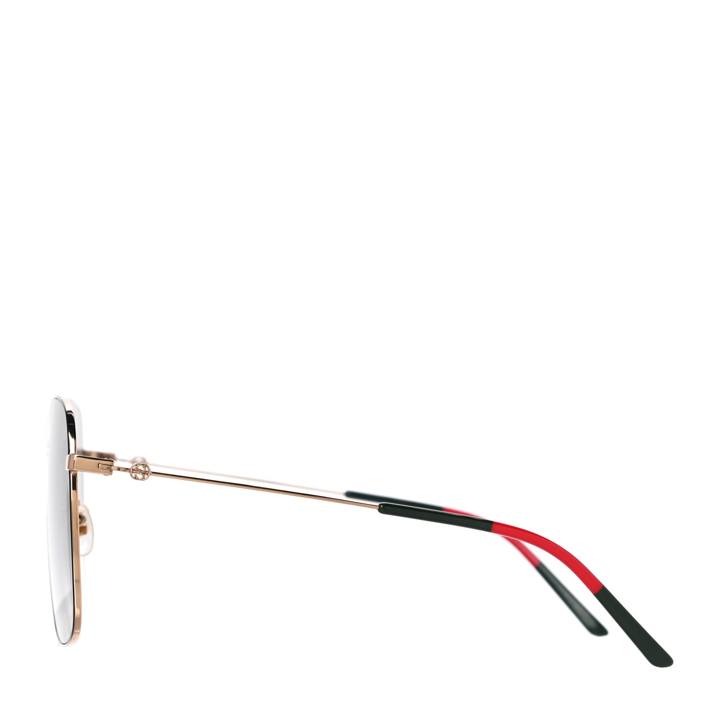 Web Rectangular Frame Interlocking G Sunglasses GG0394S Green Red
