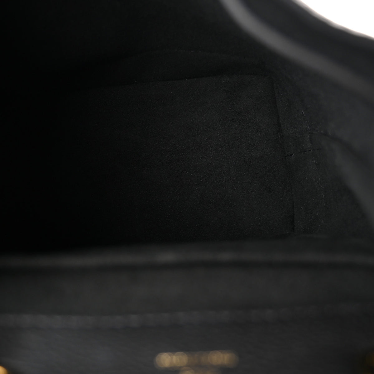 Louis Vuitton Calfskin Lockme Mini Backpack Black 5 of 9