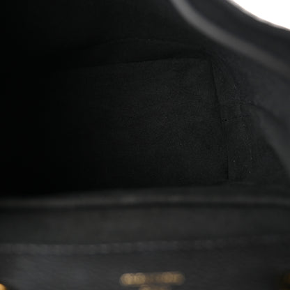 Louis Vuitton Calfskin Lockme Mini Backpack Black 5 of 9