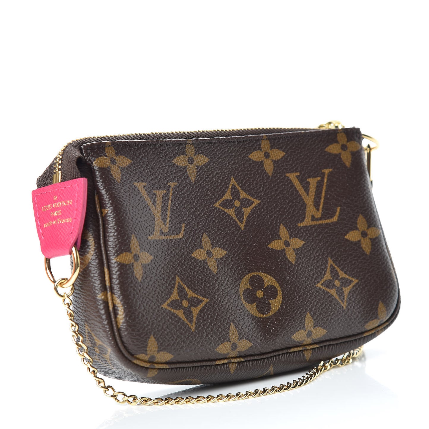 Monogram 2019 Christmas Animation Mini Courchevel Pochette Accessories Fuchsia