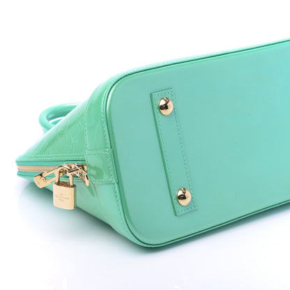 Louis Vuitton Vernis Alma PM Blue Lagon 6 of 9