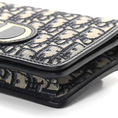 Christian Dior Oblique 30 Montaigne 2-In-1 Pouch Blue 8 of 8