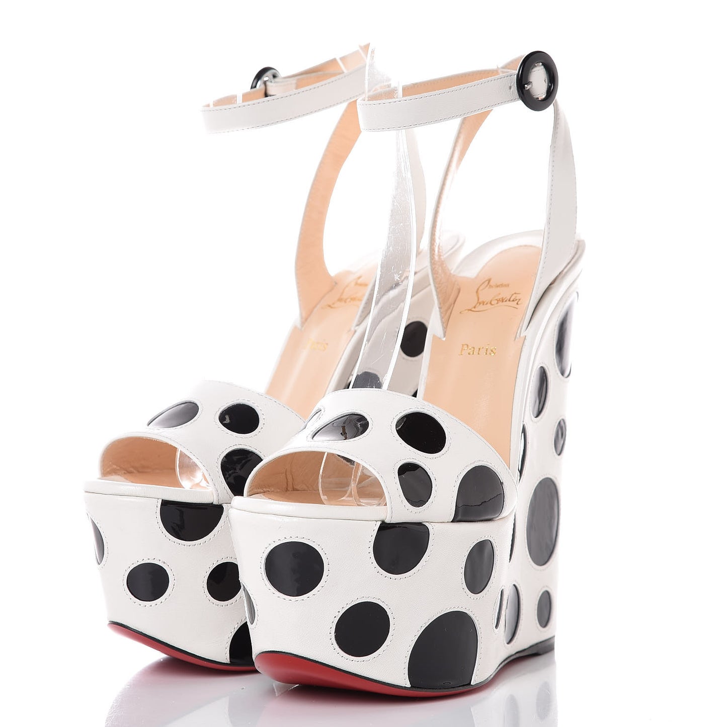 Shiny Patent Bibariellita 160 Wedges 37 Latte