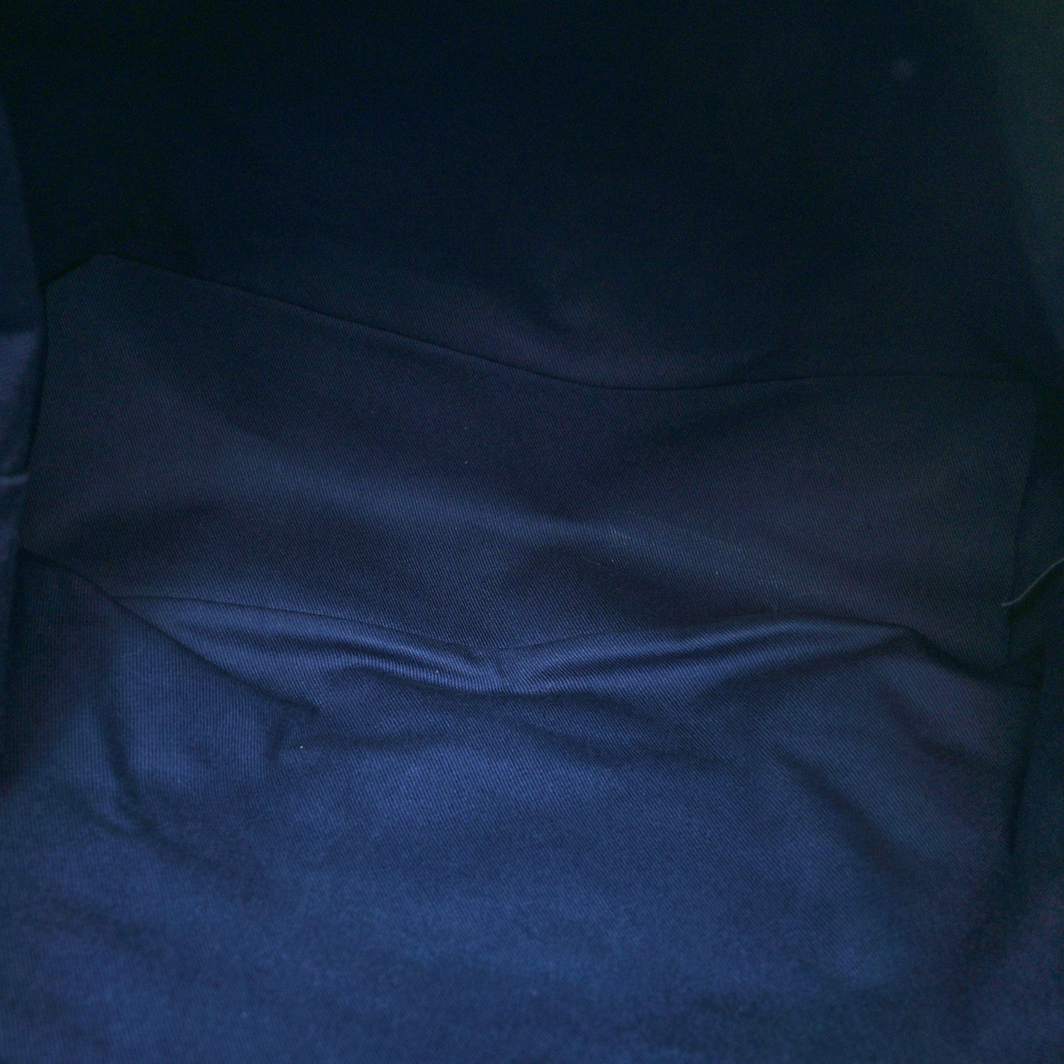 Chanel Canvas Large Deauville Backpack Blue 5 of 10