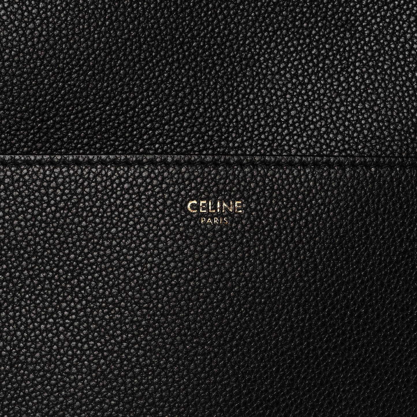 Soft Grained Calfskin Sangle Bucket Bag Black