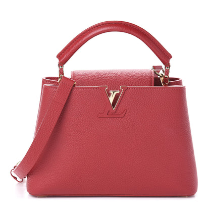 Louis Vuitton Taurillon Capucines BB Rubis 1 of 8