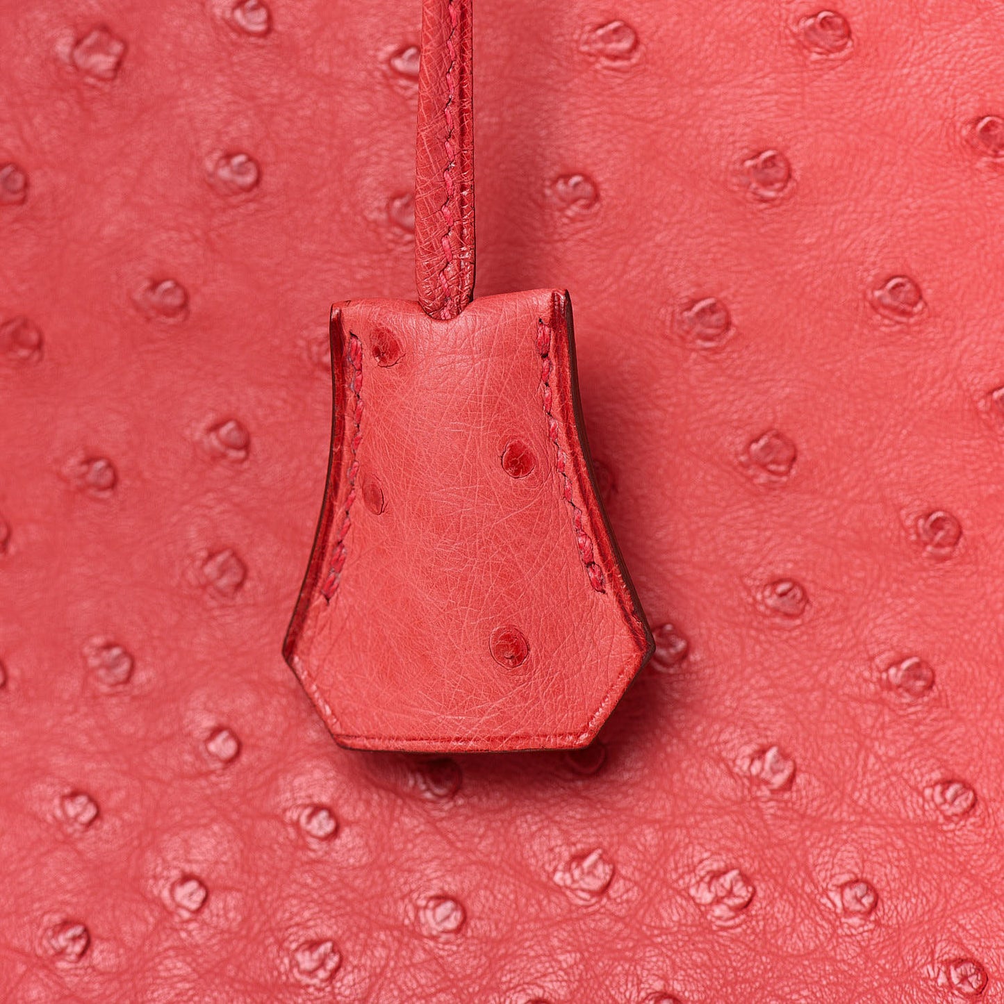 Ostrich Birkin 35 Rouge Vif