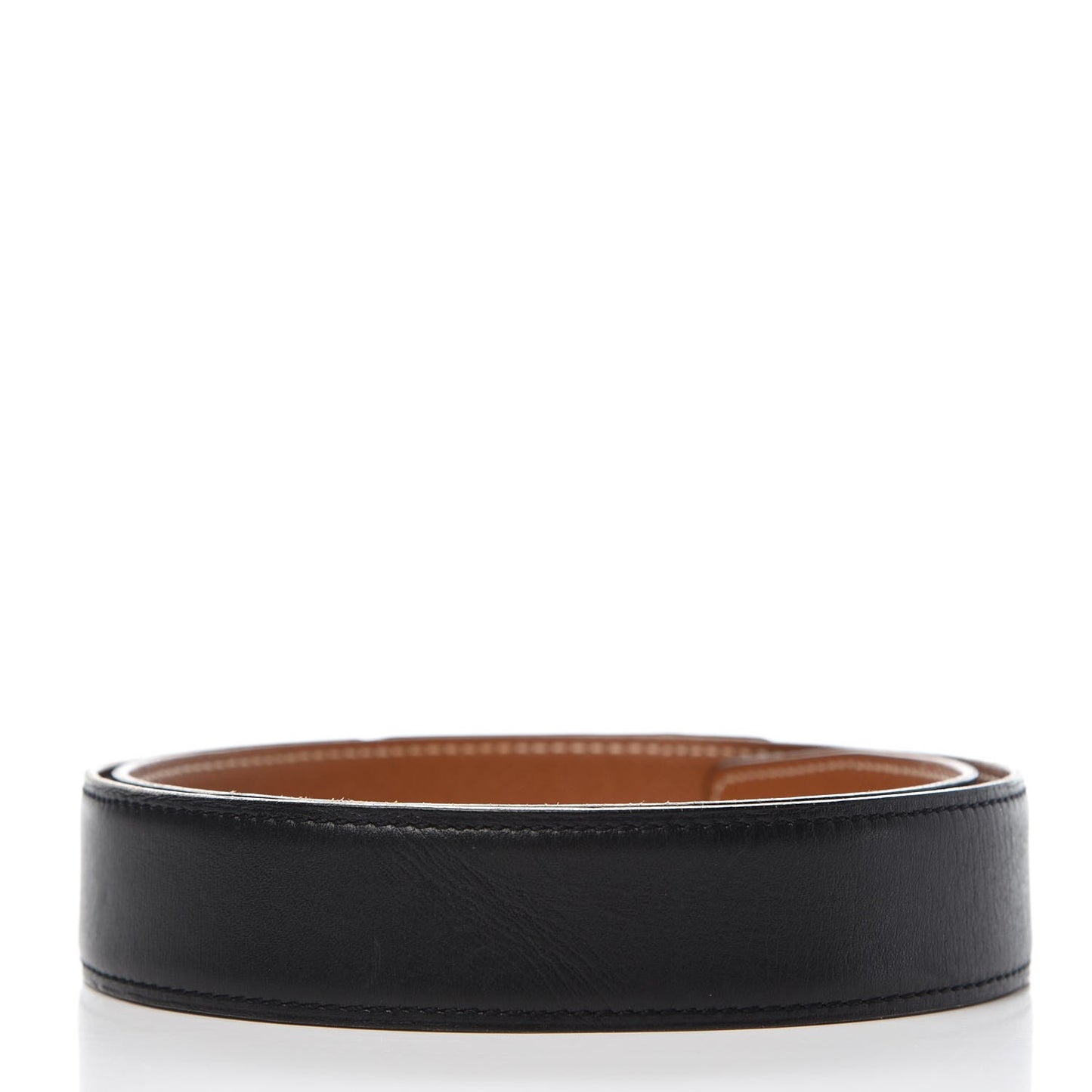 Box Epsom 32mm Belt Strap 70 Black Gold