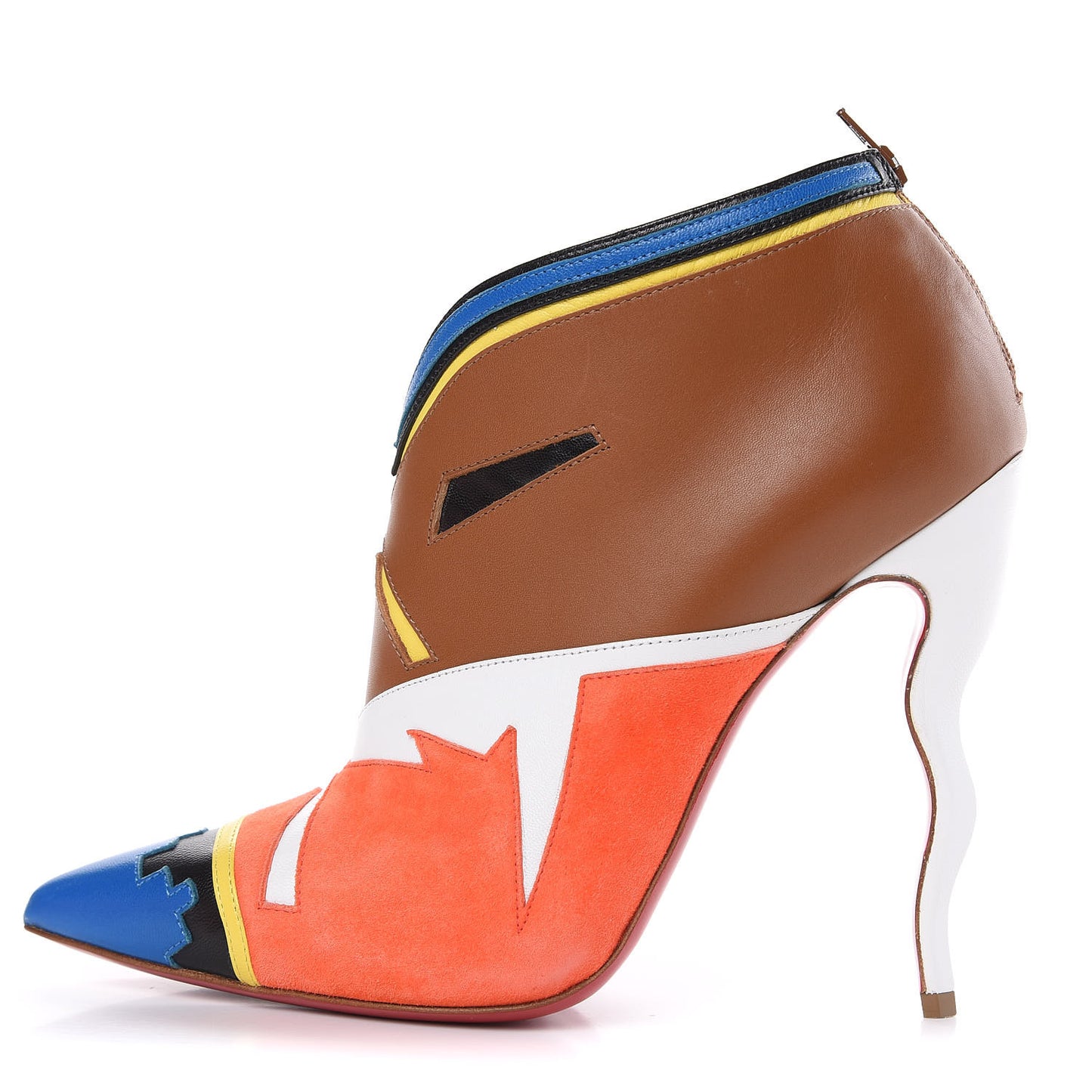 Kid Suede Calfskin Hoputu 120 Booties 37 Blue