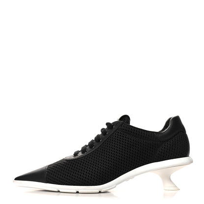 Miu Miu Mesh Kitten Heels Sneakers 41 Black 1 of 9