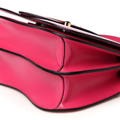 Prada City Calfskin Sidonie Small Chain Crossbody Bag Magenta 8 of 10