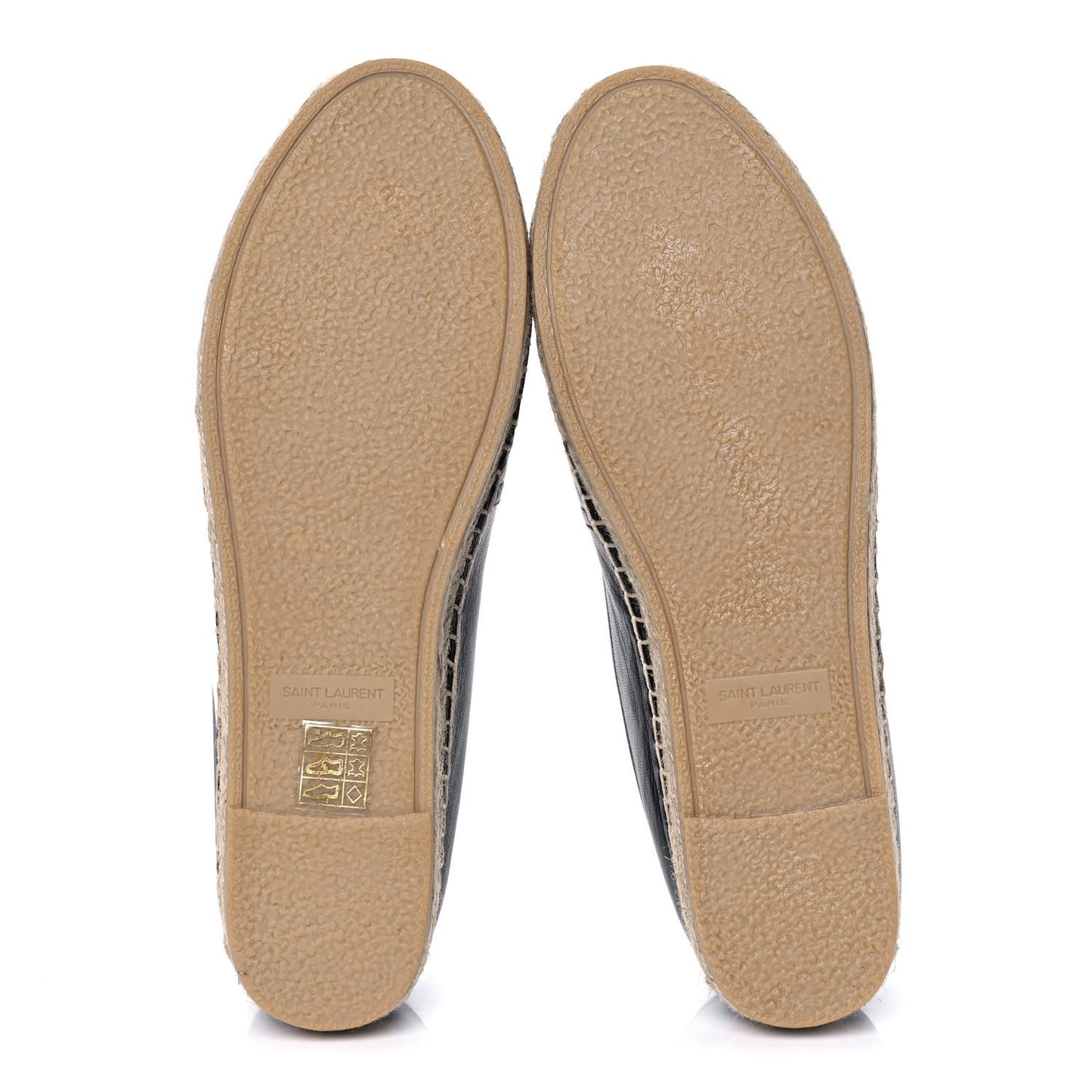 Lambskin Monogram Espadrilles 38.5 Black