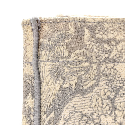 Christian Dior Canvas Embroidered Large Dioriviera Toile De Jouy Book Tote Gray 13 of 22