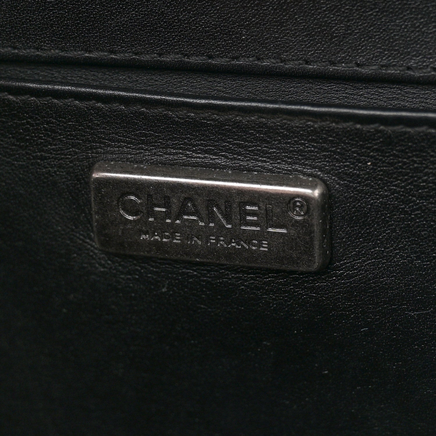 Chanel Patent Snakeskin Medium Boy Flap Black 6 of 12