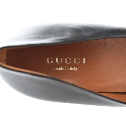 Gucci Nappa Betty Platform High Heel Pumps 37.5 Black 7 of 12