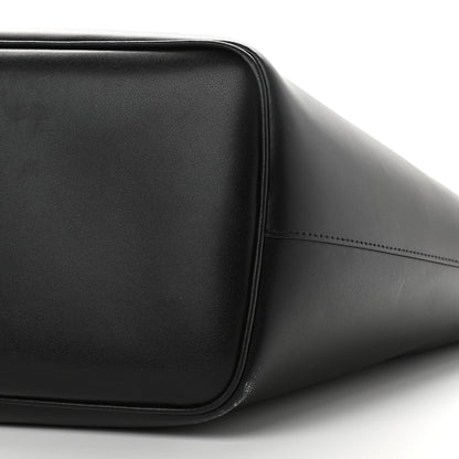Givenchy Smooth Calfskin Wing Logo Shopper Tote Black White 9 of 9
