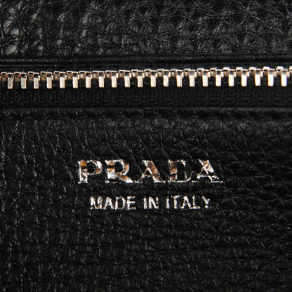 Prada Vitello Phenix Continental Flap Wallet Nero Black 6 of 7