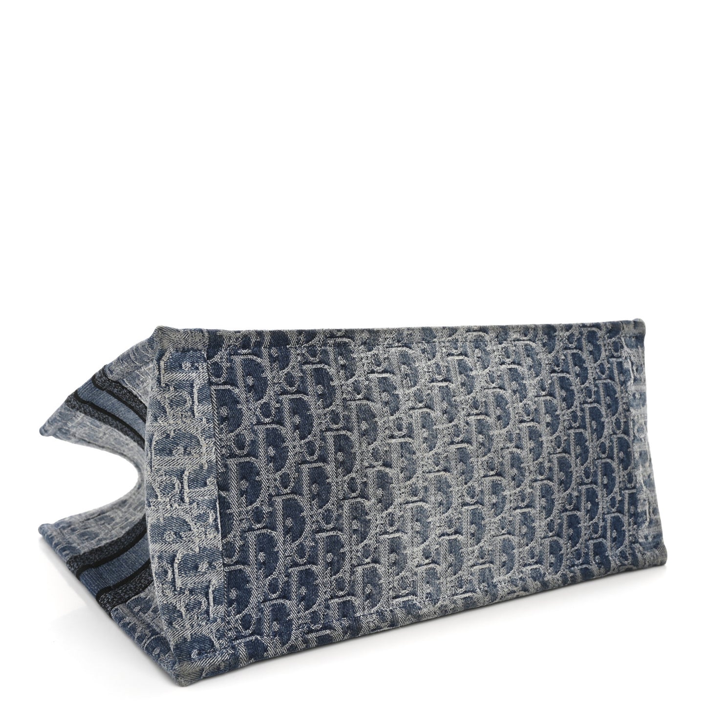 Oblique Denim Medium Book Tote Blue