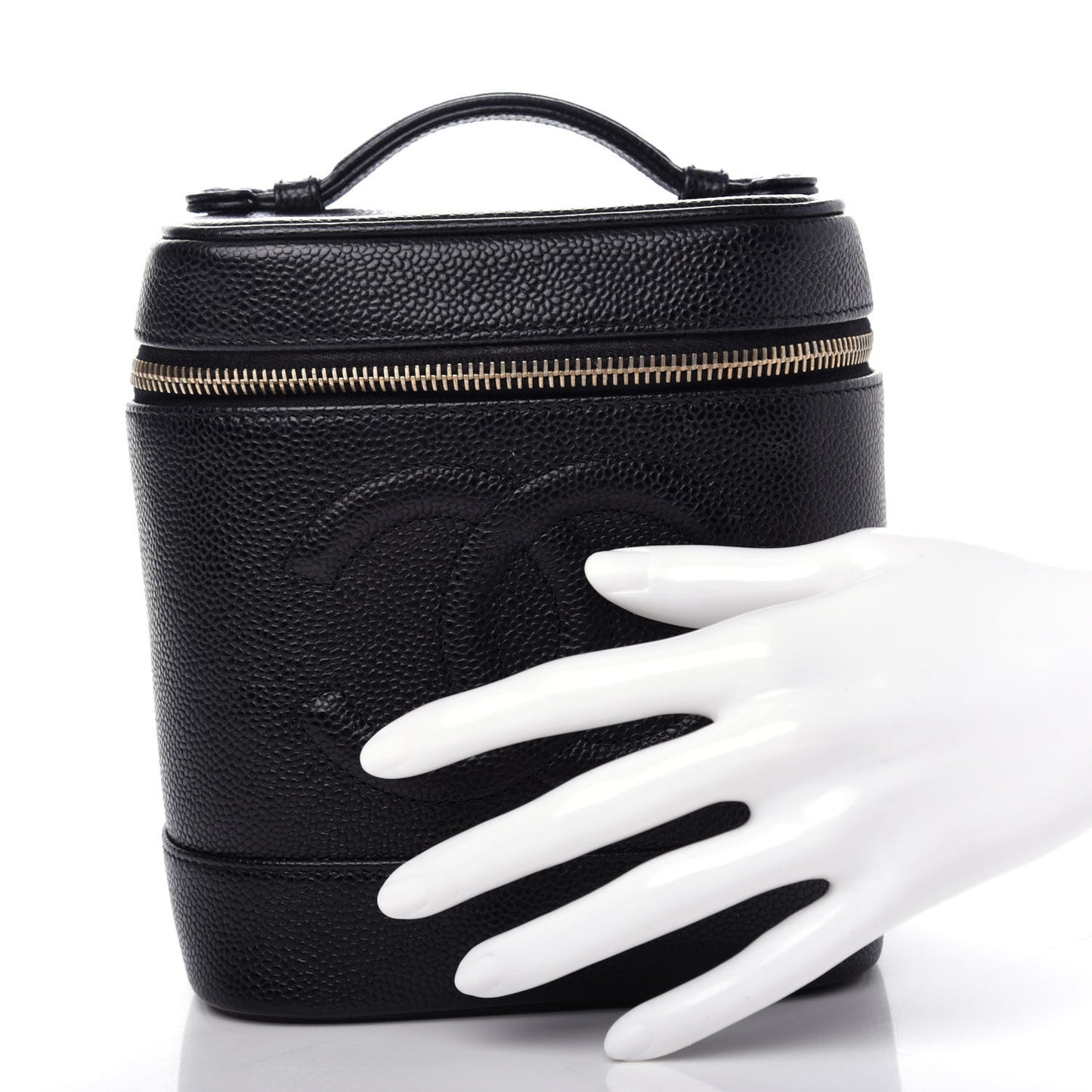 Caviar Cosmetic Vanity Bag Black