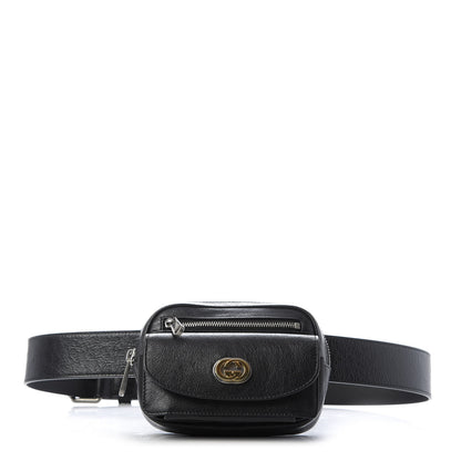 Gucci Fluffy Calfskin Mini Morpheus Belt Bag 90 36 Black 1 of 9
