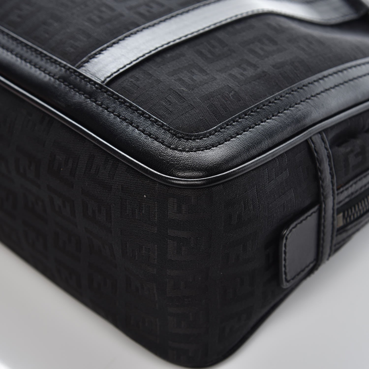 Fendi Zucchino Satchel Black 9 of 11