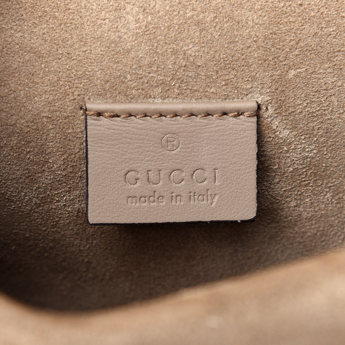 GG Supreme Monogram Mini Dionysus Shoulder Bag Taupe