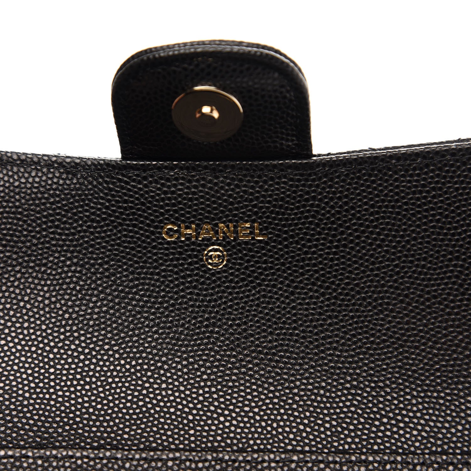 Chanel Caviar Quilted Glasses Case With Chain Black 6 of 12