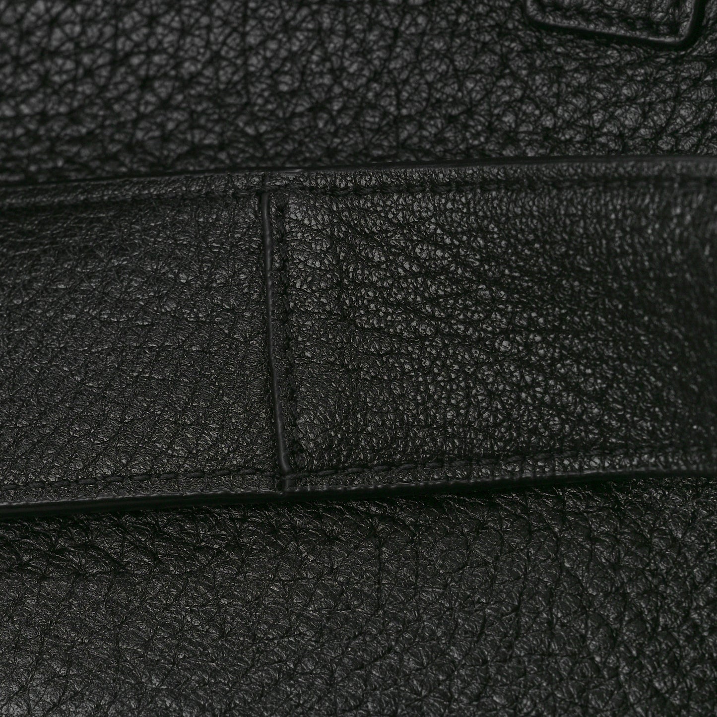 Grained Deerskin Bea Tote Black