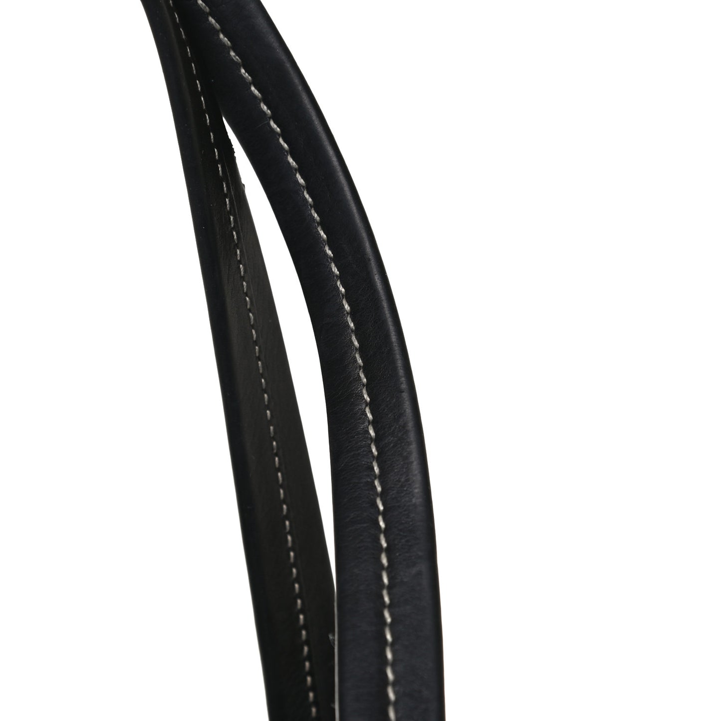 Soft Calfskin Nylon Buckle Shoulder Bag Black