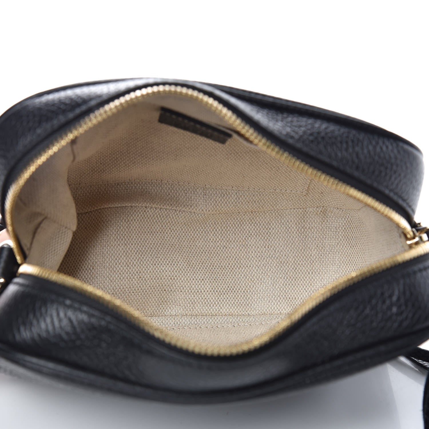 Gucci Pebbled Calfskin Small Soho Disco Bag Black 5 of 9